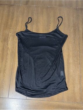 Vintage Black Women's XL Spaghetti Strap Cami Top